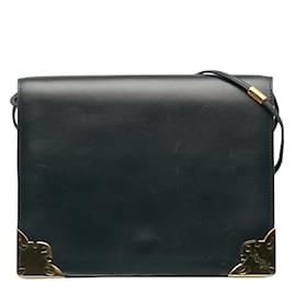 Yves Saint Laurent-Leather Sleeping Shoulder Bag-Other