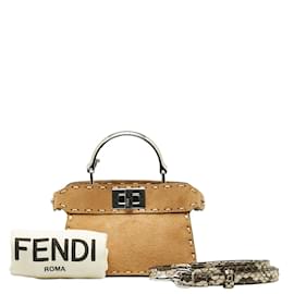 Fendi-Micro Suede Peekaboo Bag 7As106-Other