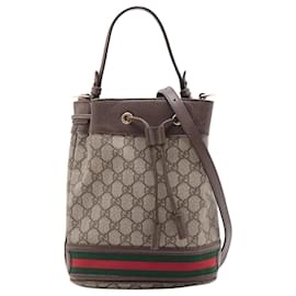 Gucci-Brown GG Ophidia bucket bag-Brown
