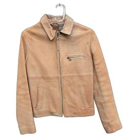 Dolce & Gabbana Dolkce & Gabbana leather jacket size 38 Light brown