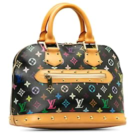 Louis Vuitton-Louis Vuitton Monograma Negro Multicolor Alma PM-Negro