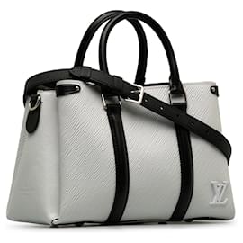 Louis Vuitton-Louis Vuitton Branco Epi Soufflot BB-Branco