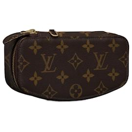 Louis Vuitton-Custodia per gioielli Louis Vuitton con monogramma marrone Monte Carlo PM-Marrone