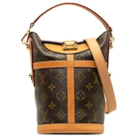 Louis Vuitton-Bolsa de viaje con monograma marrón de Louis Vuitton-Castaño