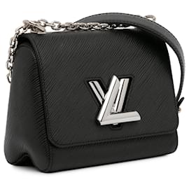 Louis Vuitton-Louis Vuitton Black Epi Twist PM-Black