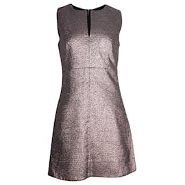 Diane Von Furstenberg-Rose Sparkle Dress-Pink