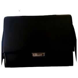 Bolsa Saint Laurent Babylone de couro preta Preto
