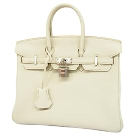 Hermès-HERMES BIRKIN 25-White