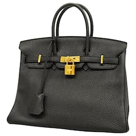 Hermès-HERMES BIRKIN 25-Negro