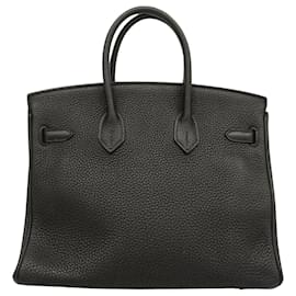 Hermès-HERMES BIRKIN 25-Negro