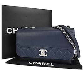 Chanel-Chanel Matelassé-Navy blue
