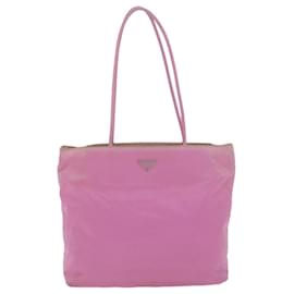 Prada-PRADA Einkaufstasche Nylon Pink Auth 65085-Pink