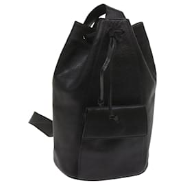 Salvatore Ferragamo-Salvatore Ferragamo Shoulder Bag Leather Black Auth bs11677-Black