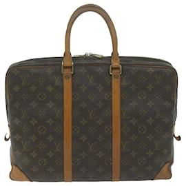 Louis Vuitton-LOUIS VUITTON Monograma Porte Documentos Voyage Business Bag M53361 Autenticação de LV 65476-Monograma