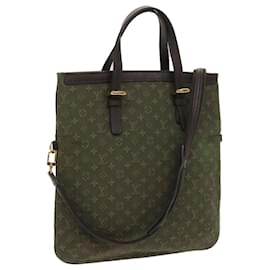 Louis Vuitton-LOUIS VUITTON Monogramm Mini Franoise 2Way Tote Bag TST Khaki M92422 Auth ep2954-Andere
