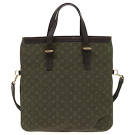 Louis Vuitton-LOUIS VUITTON Monogram Mini Franoise 2Way Tote Bag TST Khaki M92422 Auth ep2954-Other