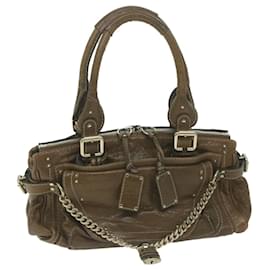 Chloé-Chloe Paddington Shoulder Bag Leather Brown Auth bs11723-Brown