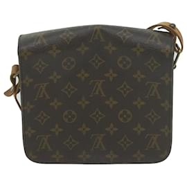 Louis Vuitton-LOUIS VUITTON Monogram Cartouchiere MM Shoulder Bag M51253 LV Auth 62675-Monogram