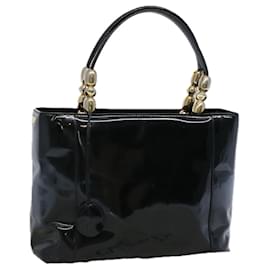 Christian Dior-Christian Dior Shoulder Bag Patent Leather Black Auth bs11632-Black