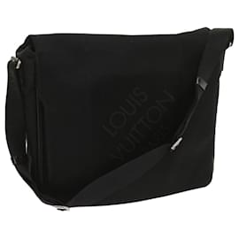 Louis Vuitton-LOUIS VUITTON Damier Geant Messager NM Shoulder Bag Noir M93225 LV Auth bs11611-Black