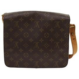 Louis Vuitton-LOUIS VUITTON Monogram Cartouchiere GM bolsa de ombro M51252 LV Auth th4536-Monograma