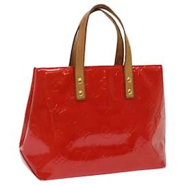 Louis Vuitton-LOUIS VUITTON Monogram Vernis Reade PM Hand Bag Red M91088 LV Auth ep3032-Red