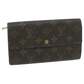 Louis Vuitton-LOUIS VUITTON Monogram Pochette Porte Monnaie Credit Wallet M61725 Auth LV 65041-Monogramme