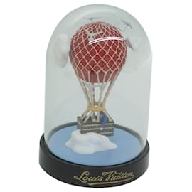 Louis Vuitton-LOUIS VUITTON Snow Globe Balloon Solo VIP Clear Red LV Auth 65058UN-Rosso,Altro