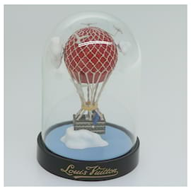 Louis Vuitton-LOUIS VUITTON Ballon Boule à Neige VIP Uniquement Clair Rouge LV Auth 65058UNE-Rouge,Autre
