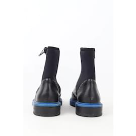 Balenciaga-Leather boots-Black
