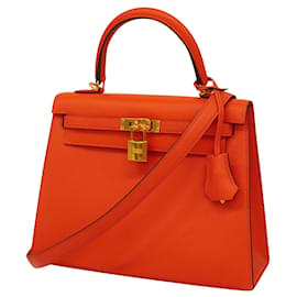 Hermès-hermes kelly-Arancione