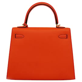 Hermès-hermes kelly-Arancione