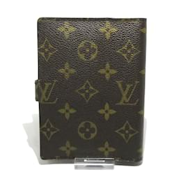 Louis Vuitton-Louis Vuitton Agenda Cover-Brown