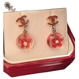 Chanel-Earrings-Pink