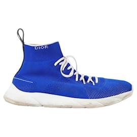 Dior-zapatillas altas-Azul