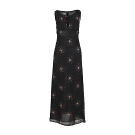 Moschino Robe longue imprimée pas cher et chic Noir