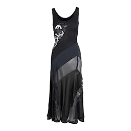 Moschino-Vestido longo Moschino Couture-Preto