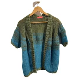 Autre Marque-ROSE CARMINE  Knitwear T.International one size Wool-Blue