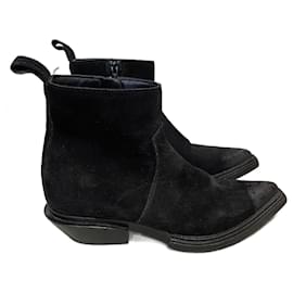 Balenciaga-BALENCIAGA  Ankle boots T.eu 38 Suede-Black