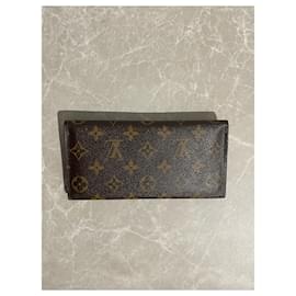 Louis Vuitton-LOUIS VUITTON  Wallets T.  cloth-Brown