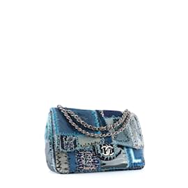 Chanel-CHANEL Handtaschen T.  Denim Jeans-Blau