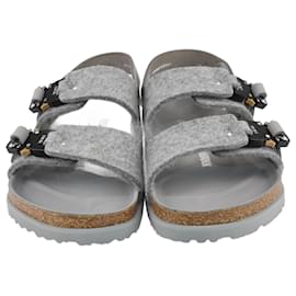 Dior-Sandali piatti Milano grigi Dior x Birkenstock-Grigio