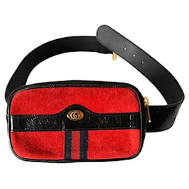 Gucci-gucci orphidia mini fanny pack-Black,Red