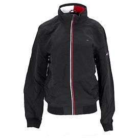 Tommy Hilfiger Herren-Bomberjacke aus recyceltem Nylon Schwarz
