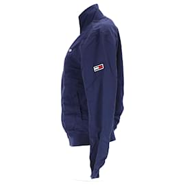 Tommy Hilfiger-Herren Essential Bomberjacke mit Flaggen-Patch-Marineblau