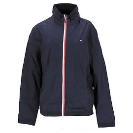 Tommy Hilfiger Mens Signature Placket Bomber Jacket Navy blue
