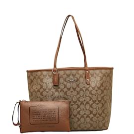Coach-Signature Reversible Tote Bag  F36658-Other