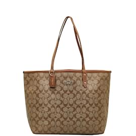 Coach-Signature Reversible Tote Bag  F36658-Other