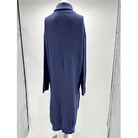 Nanushka-NANUSHKA Kleider T.Internationale S-Wolle-Blau