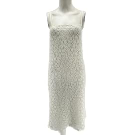 Autre Marque-MUSIER  Dresses T.fr 40 cotton-White